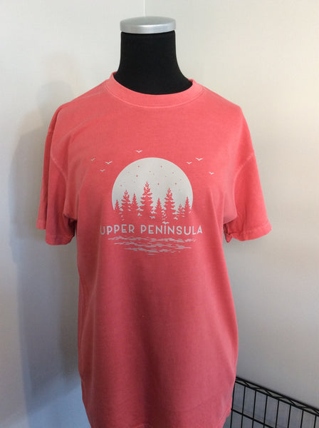 Night Time Upper Peninsula Dye Short Sleeve