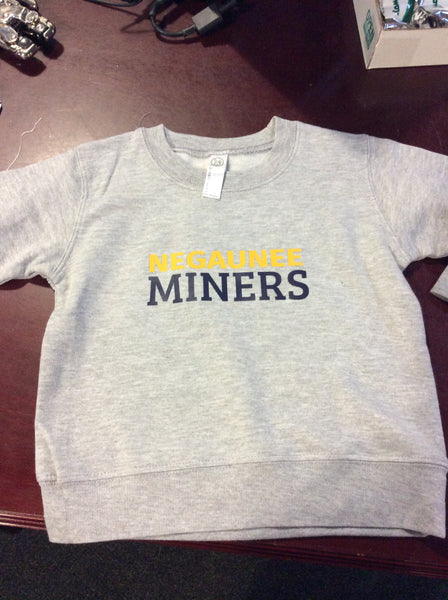 Toddler Negaunee Miners Crew Neck Sweatshirt