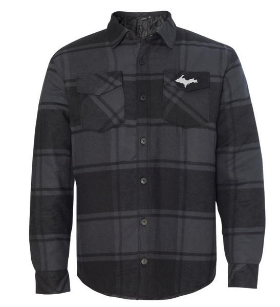 IMPERFECT DC Shoes Men's Medium Quilted Lining Flannel Shirt Jacket TS3