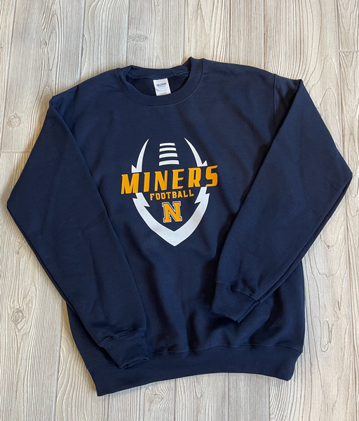 Miners Football Crewneck Sweatshirt