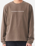 The Strength Collective - One Year Strong Unisex Heavyweight Garment-Dyed Long Sleeve Tee