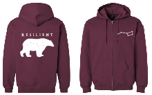 Moxie Resilient Full-Zip Hooded Sweatshirt