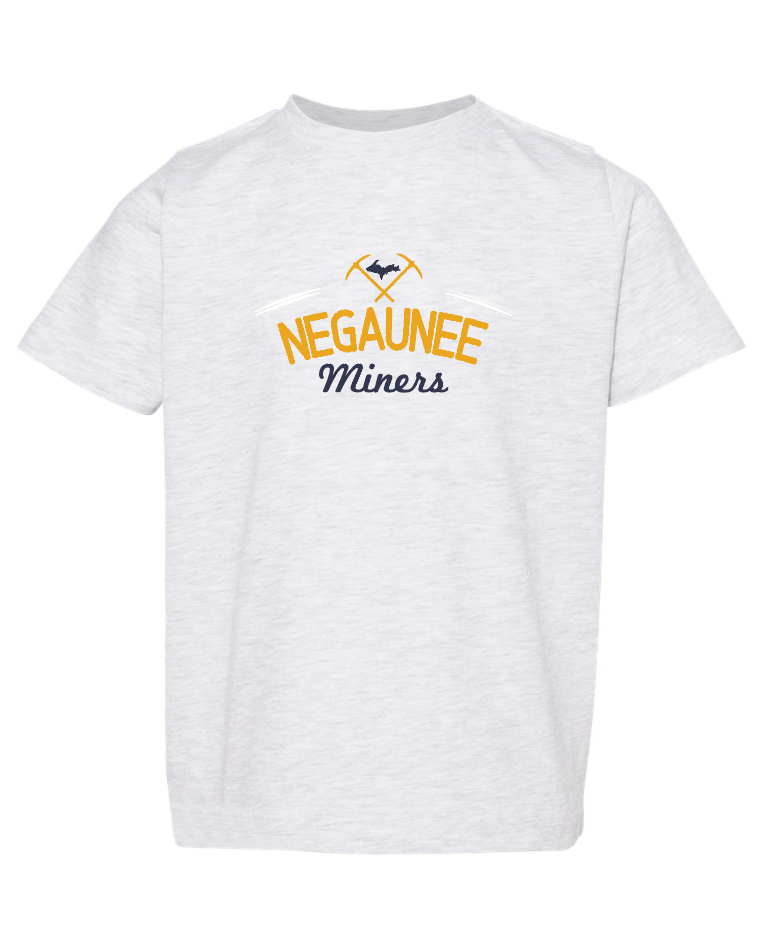 Negaunee Miners Crossed Pick Axes Toddler Tee