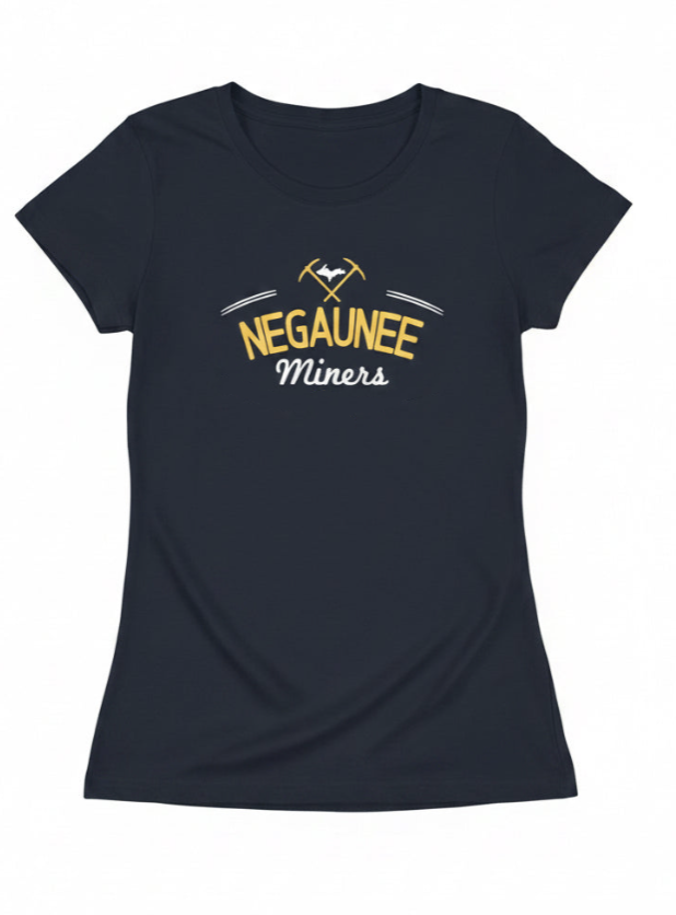 Negaunee Miners Girl's Crewneck Tee