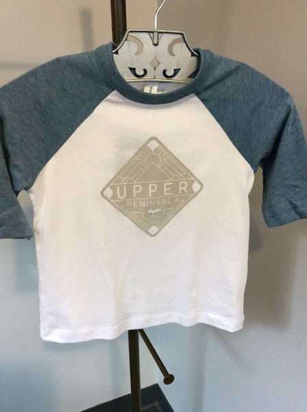 Diamond Upper Peninsula 3/4 Sleeve Toddler Shirt
