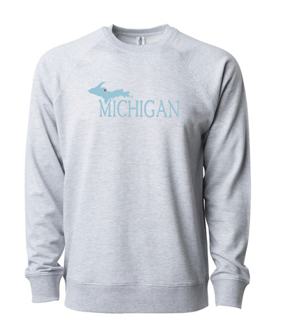 Upper Michigan Lightweight Terry Crewneck Sweatshirt