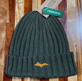 Embroidered UP Sustainable Cable Knit Beanie