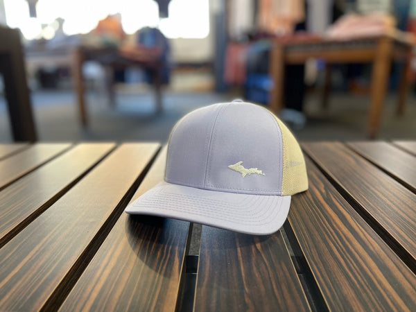 Embroidered UP Low-Pro Trucker Cap