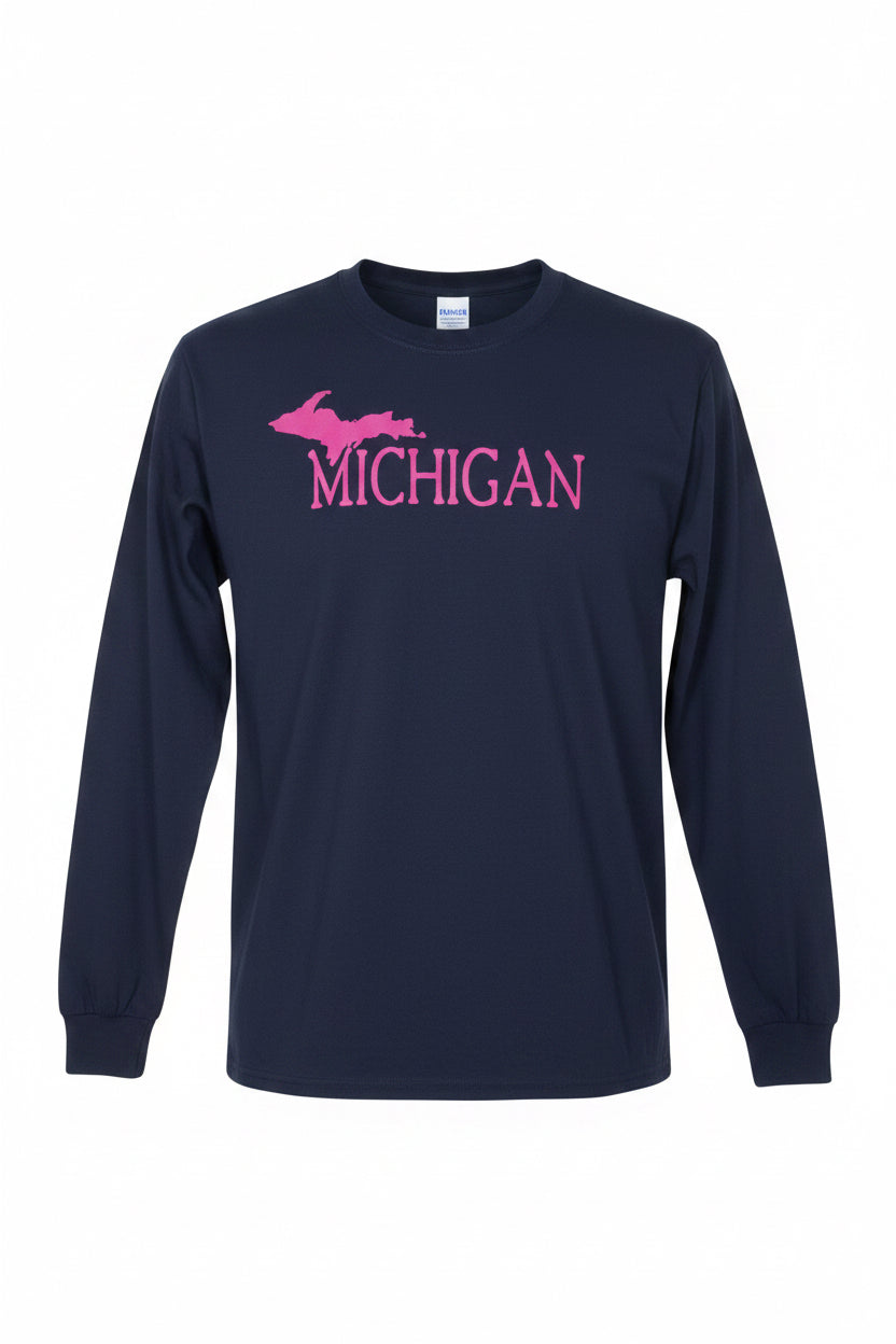 Upper Michigan Softstyle Long Sleeve T