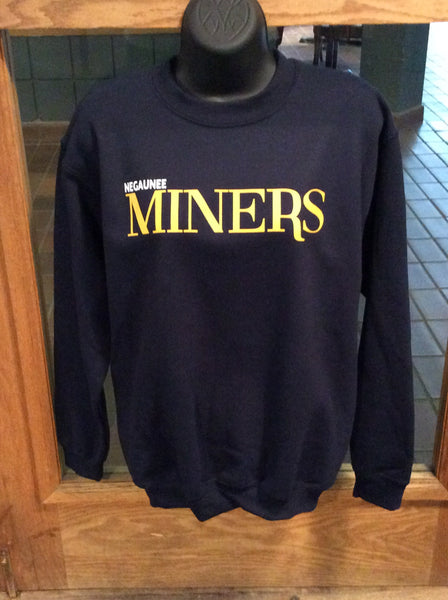 Youth Negaunee Miners Crewneck Sweatshirt